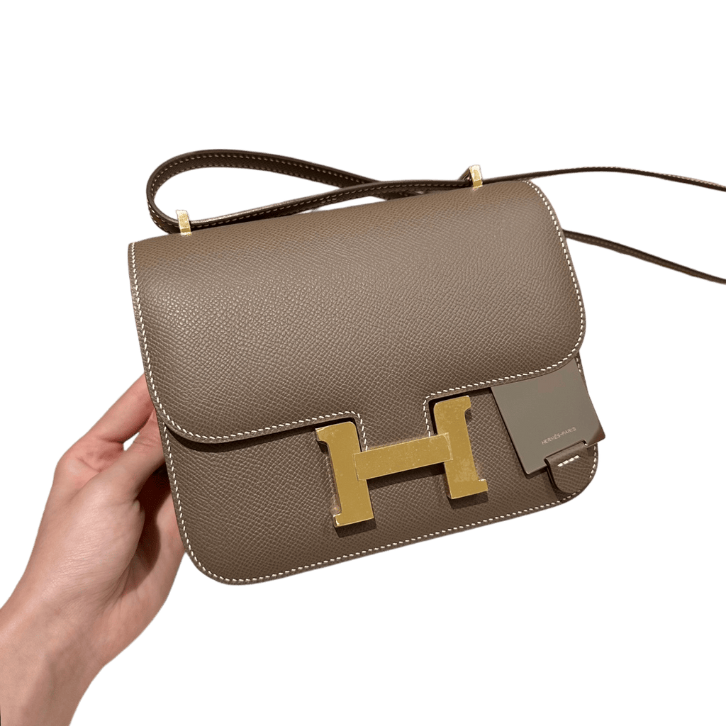 Constance  Epsom – Etoupe | Gold-Plated
