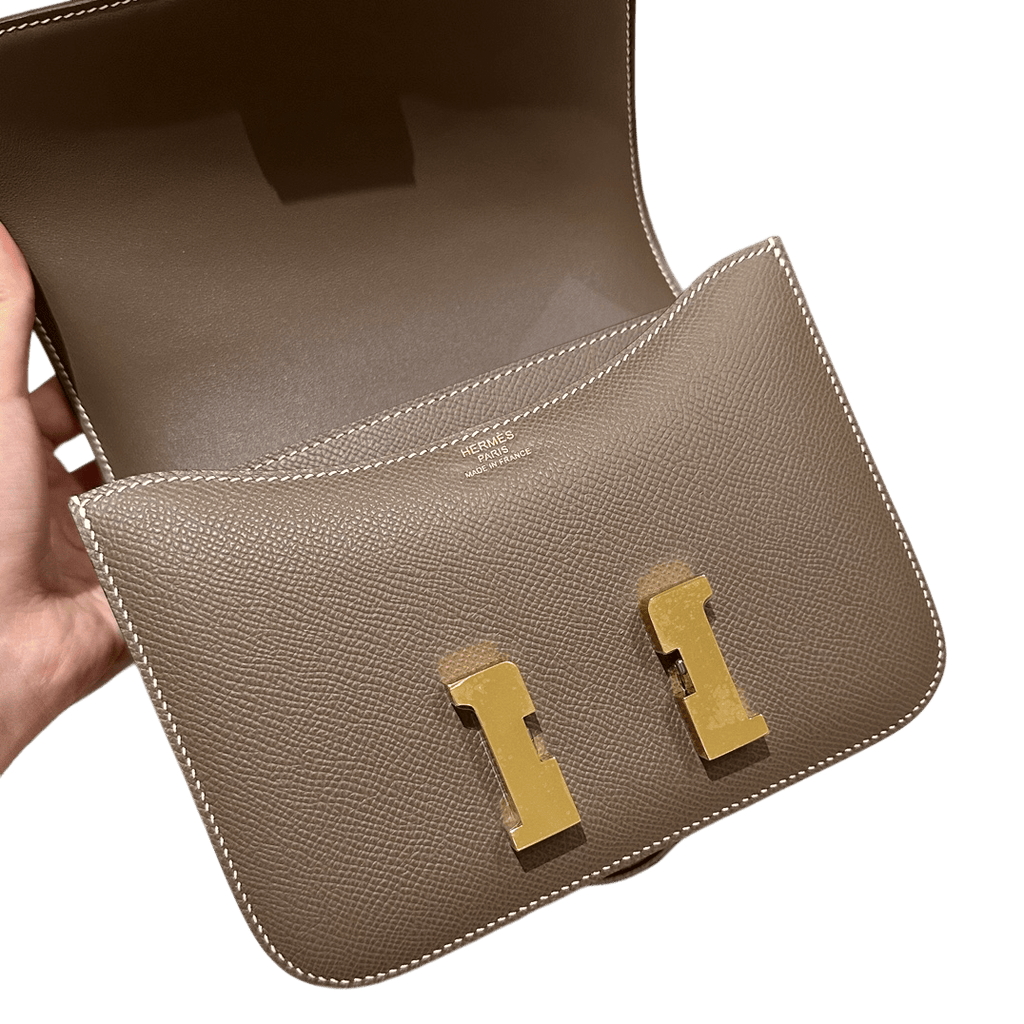 Constance  Epsom – Etoupe | Gold-Plated