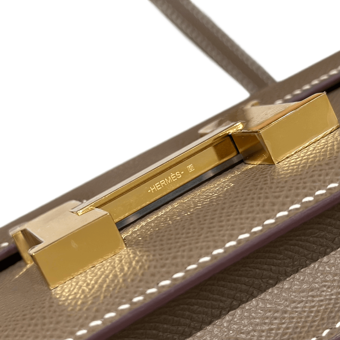 Constance  Epsom – Etoupe | Gold-Plated