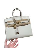 Birkin  Epsom – Milkshake White | Gold-Plated  Features