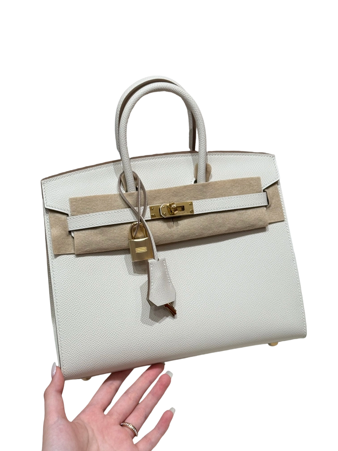 Birkin  Epsom – Milkshake White | Gold-Plated  Features