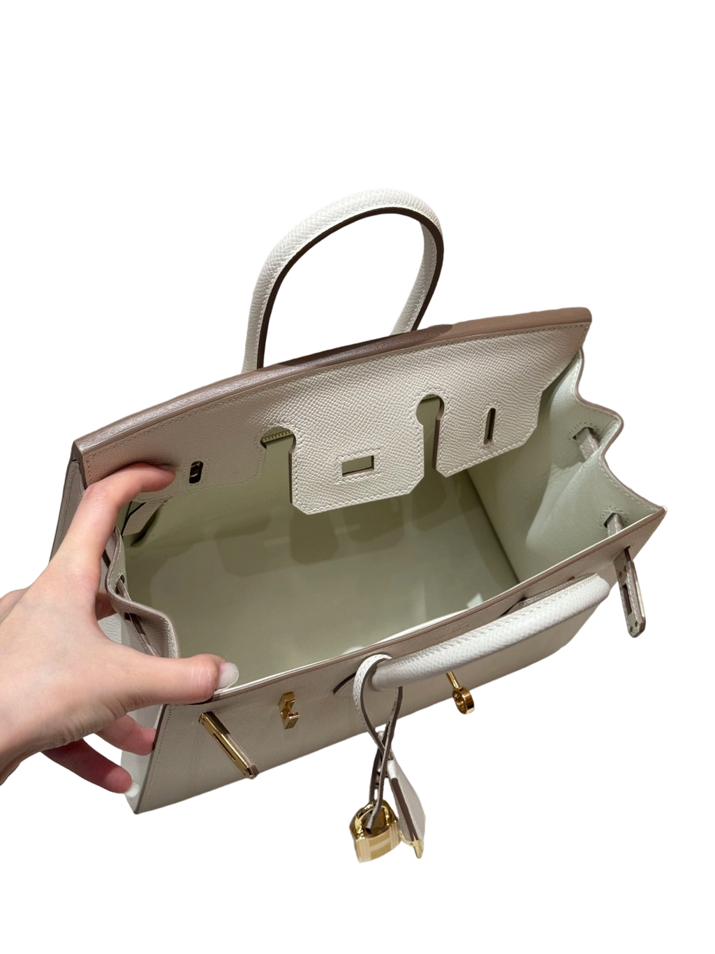 Birkin  Epsom – Milkshake White | Gold-Plated  Features