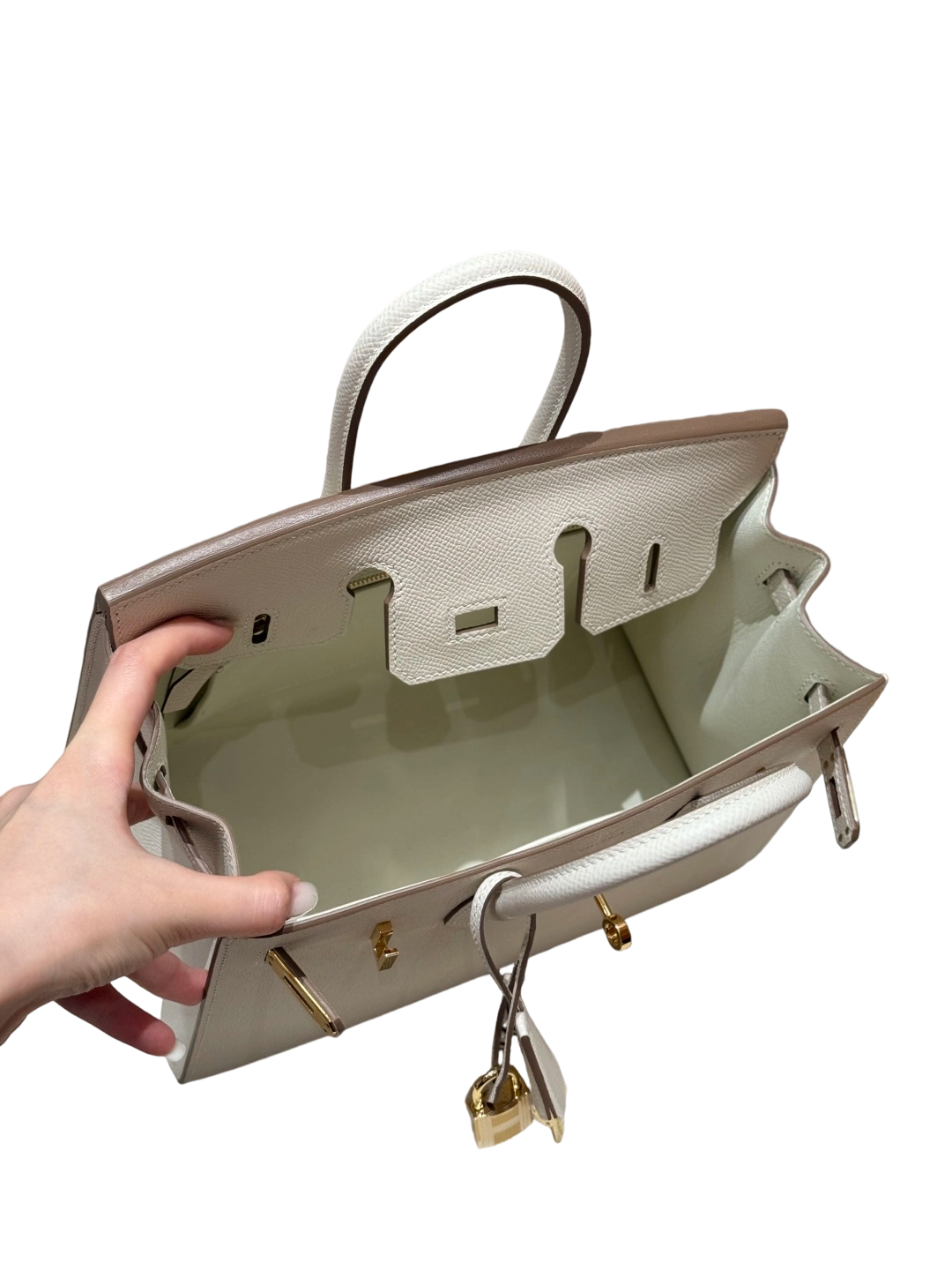 Birkin  Epsom – Milkshake White | Gold-Plated  Features
