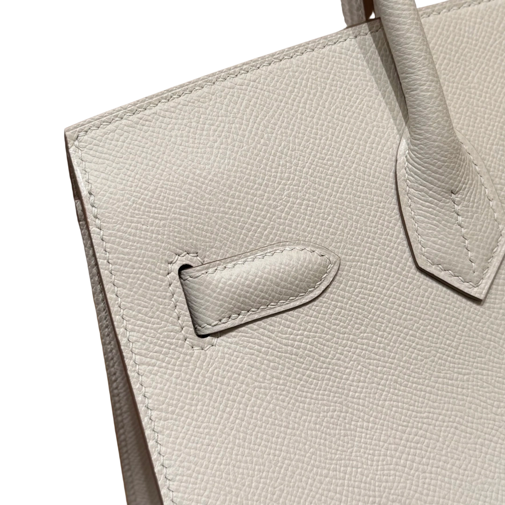 Birkin  Epsom – Milkshake White | Palladium