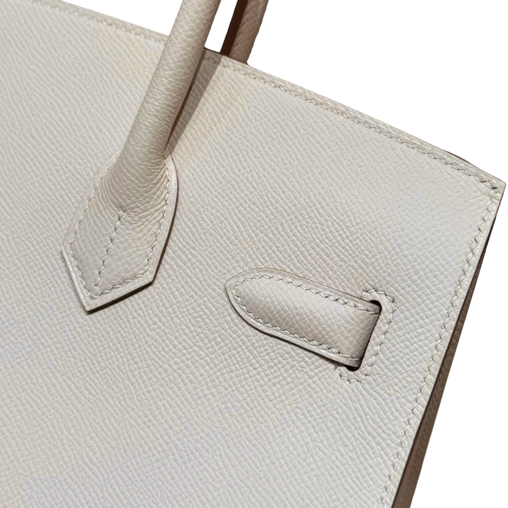 Birkin  Epsom – Milkshake White | Palladium