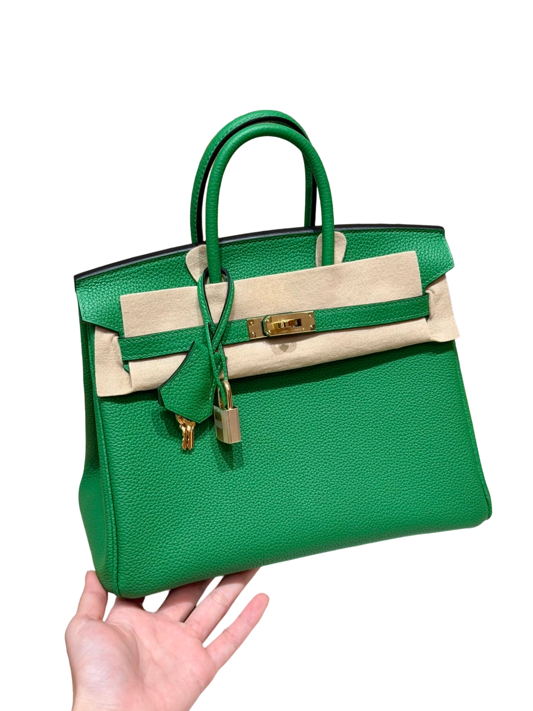 Birkin  Togo – Bamboo Green | Gold-Plated