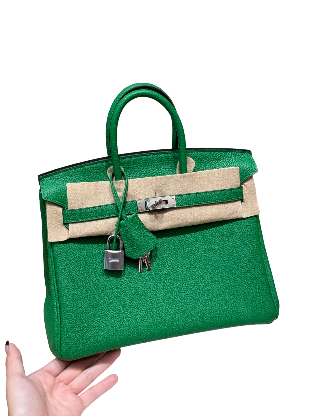 Birkin  Togo – Bamboo Green | Palladium