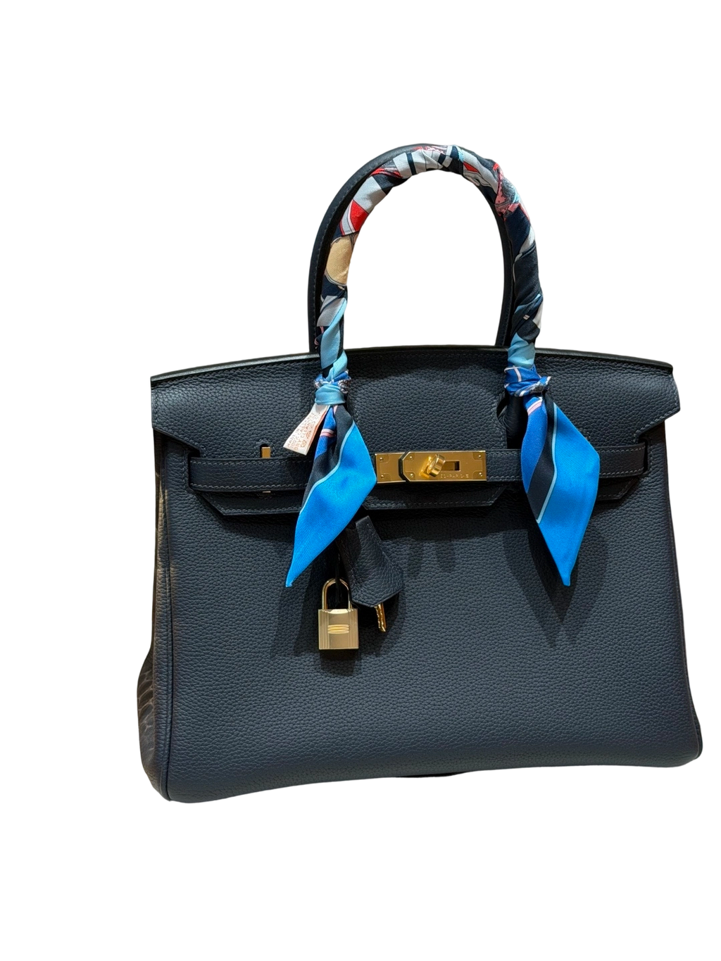 Birkin Togo – Bleu Nuit | Gold-Plated