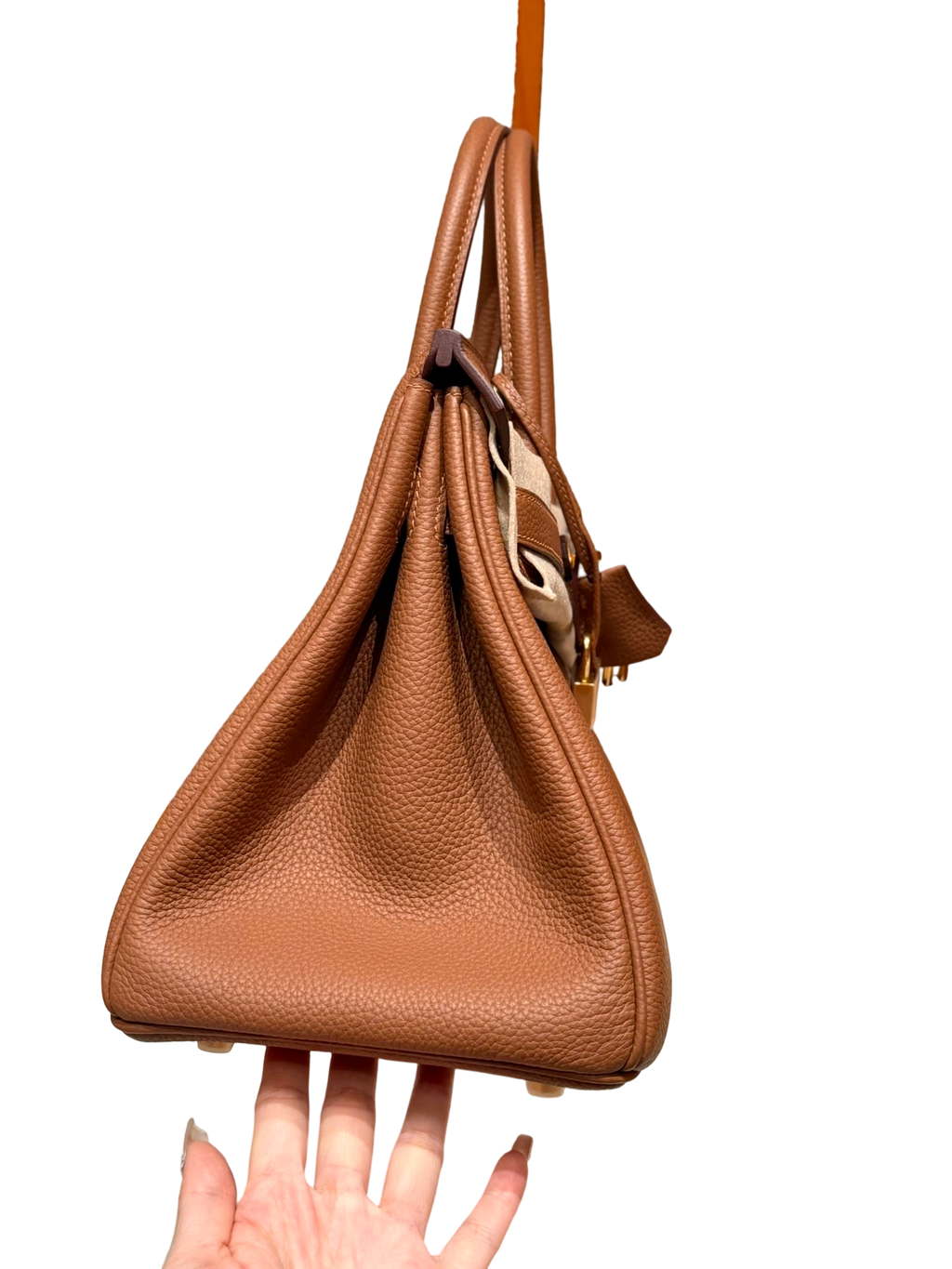 Birkin Togo– Gold Brown | Gold-Plated