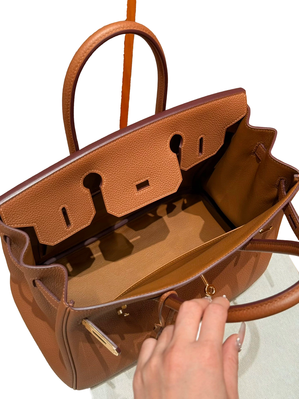 Birkin Togo– Gold Brown | Gold-Plated