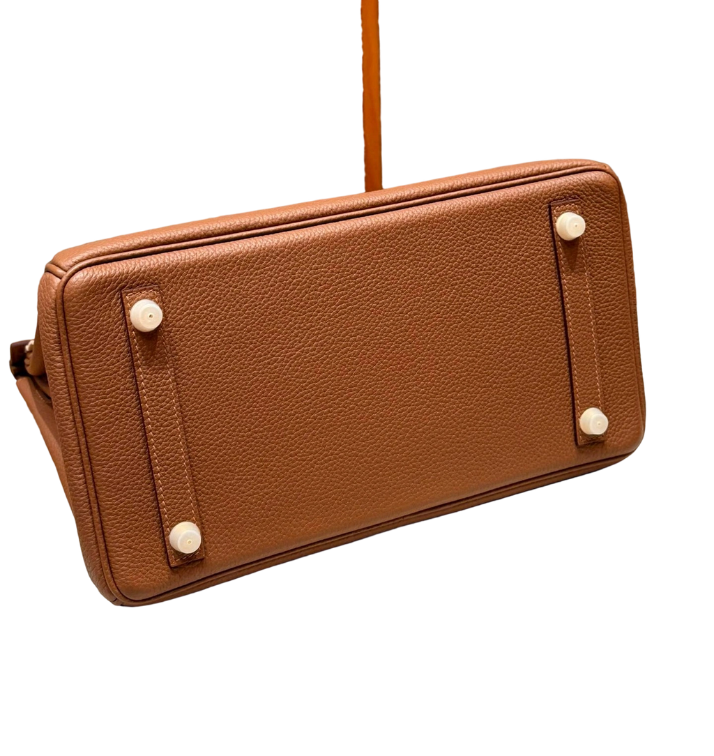 Birkin Togo– Gold Brown | Gold-Plated