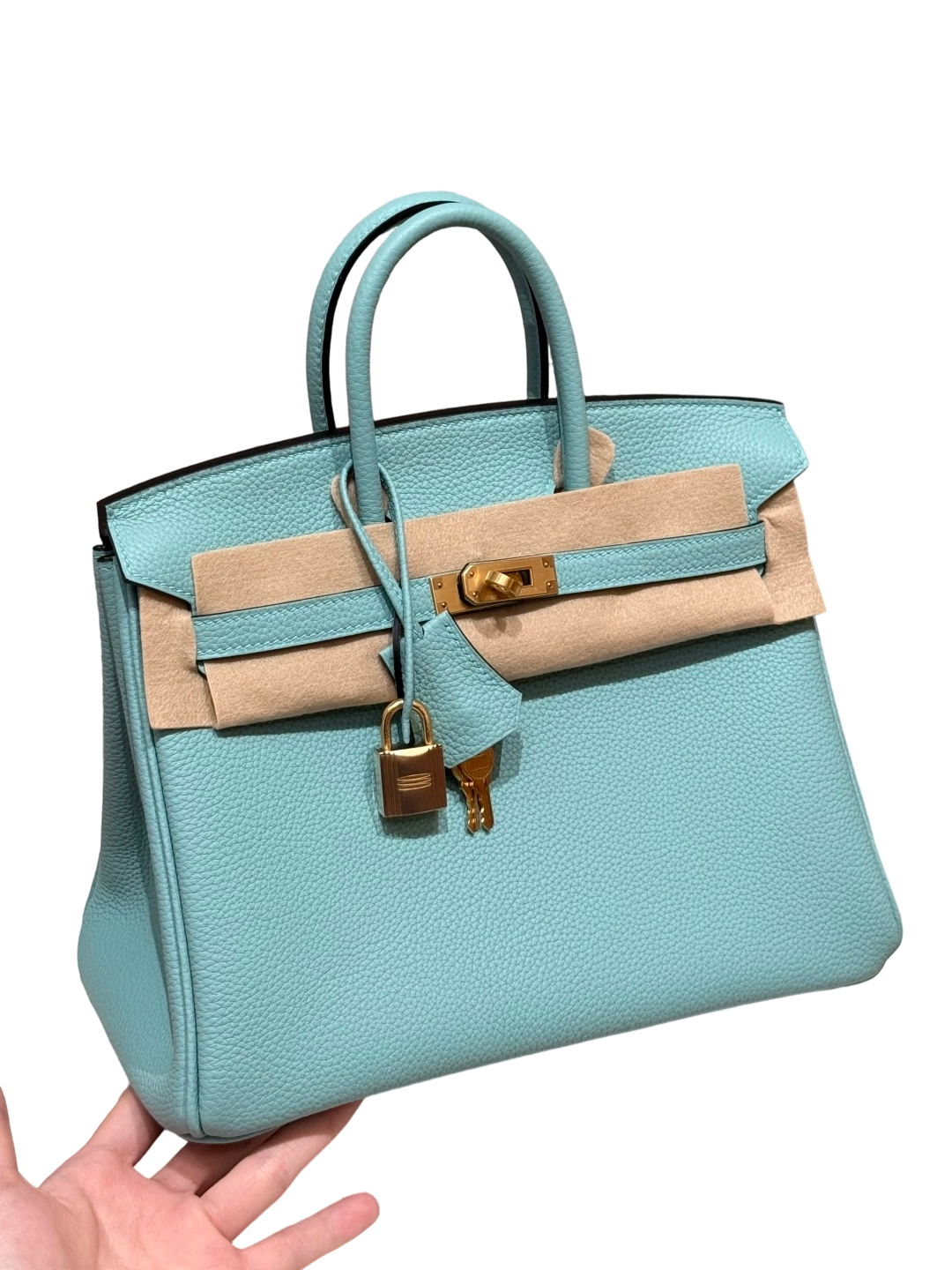 Birkin  Togo – Bleu Atoll | Gold-Plated