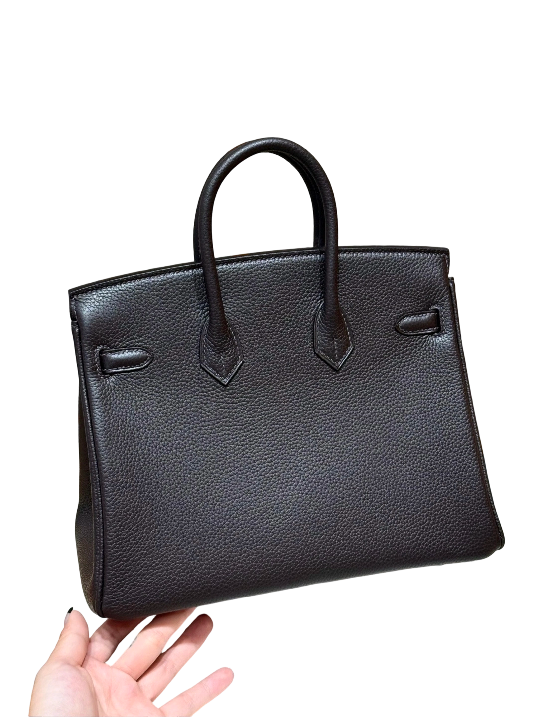 Birkin  Togo – Ebony Brown | Palladium