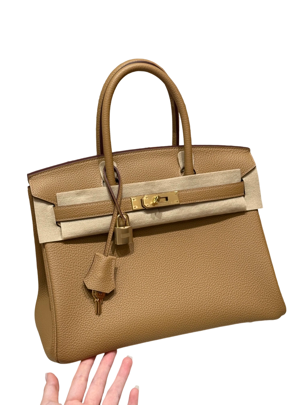 Birkin  Togo – Biscuit | Gold-Plated