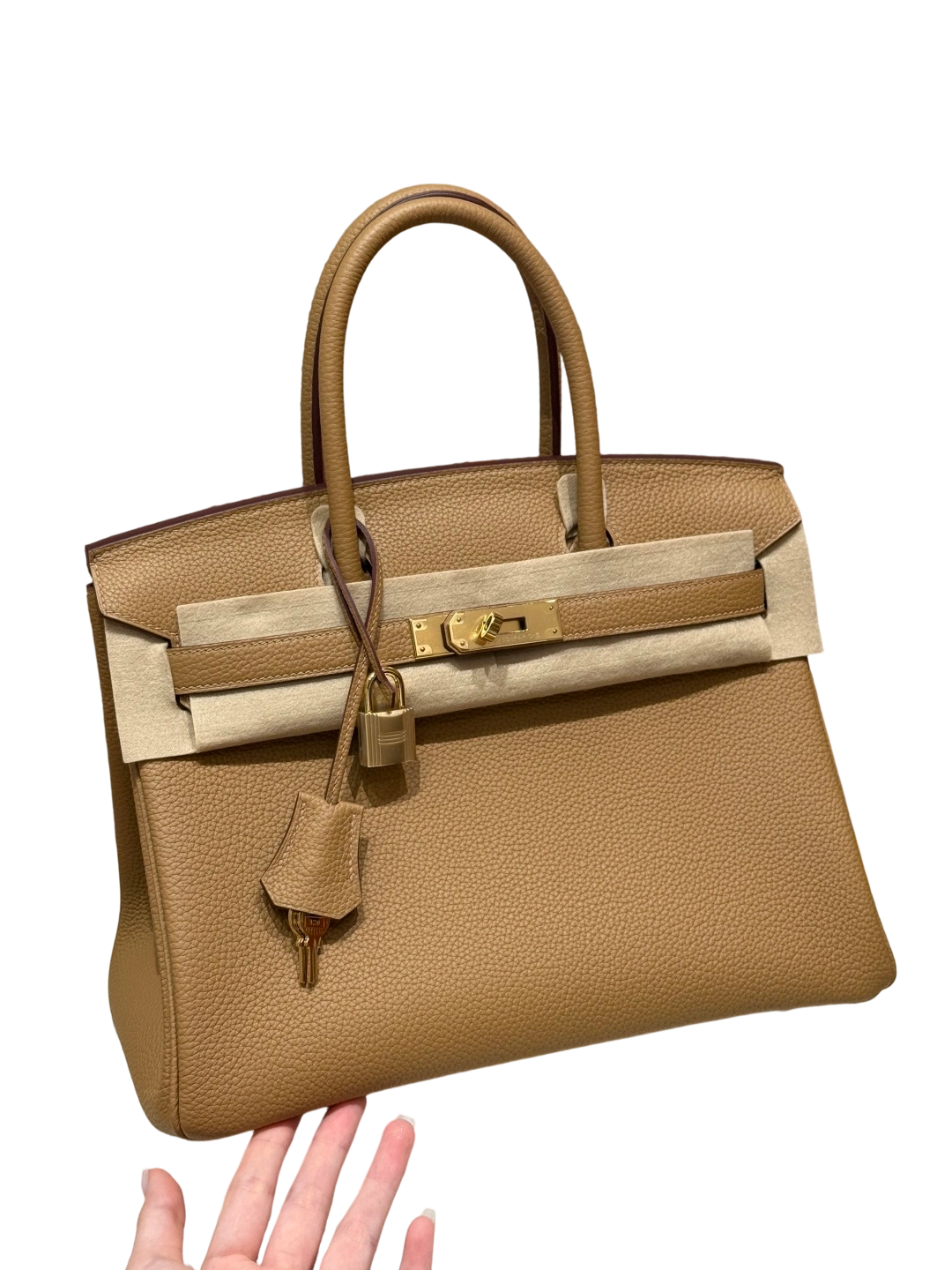 Birkin  Togo – Biscuit | Gold-Plated