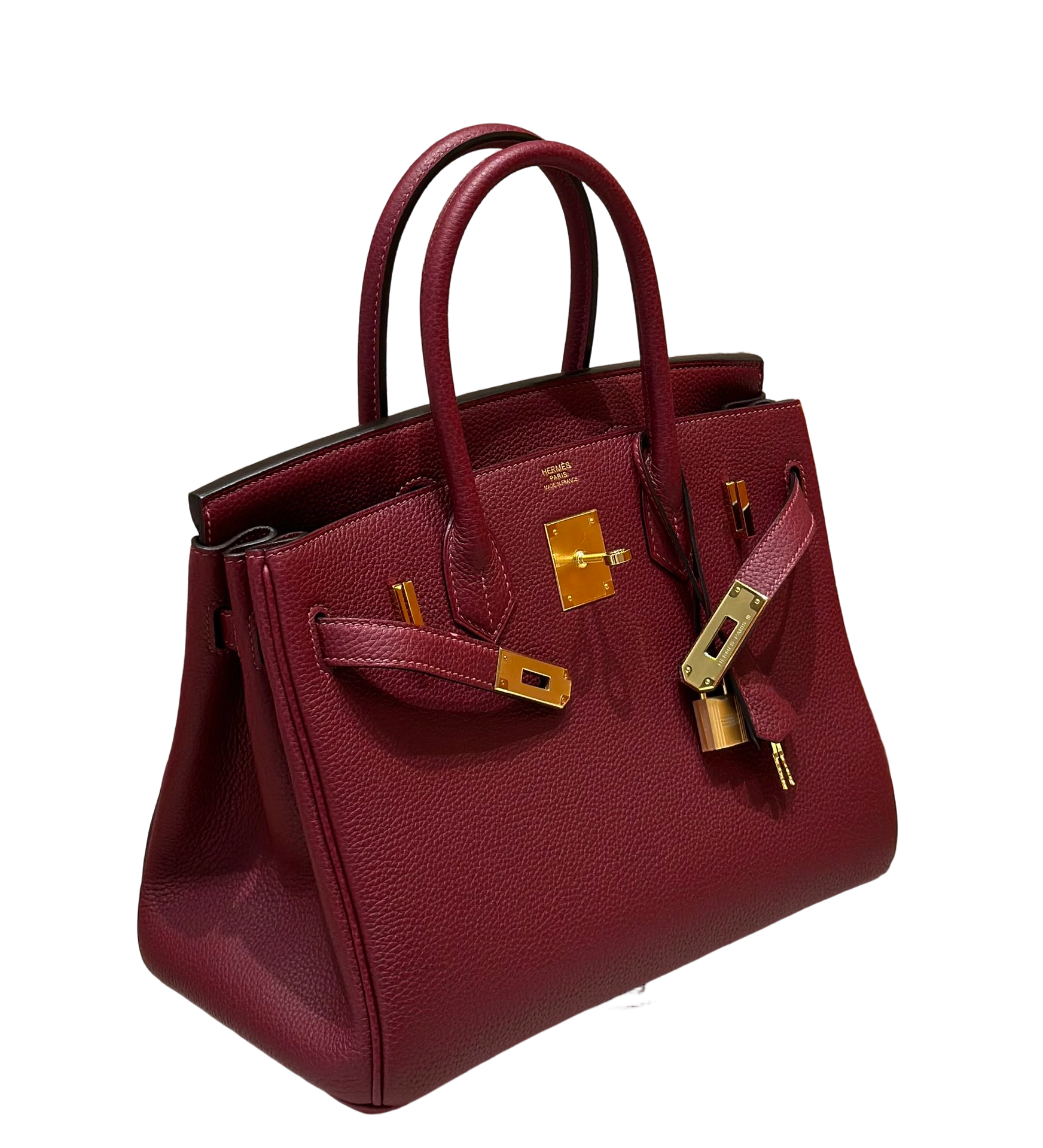 Birkin  Togo  – Hermès Red | Gold-Plated