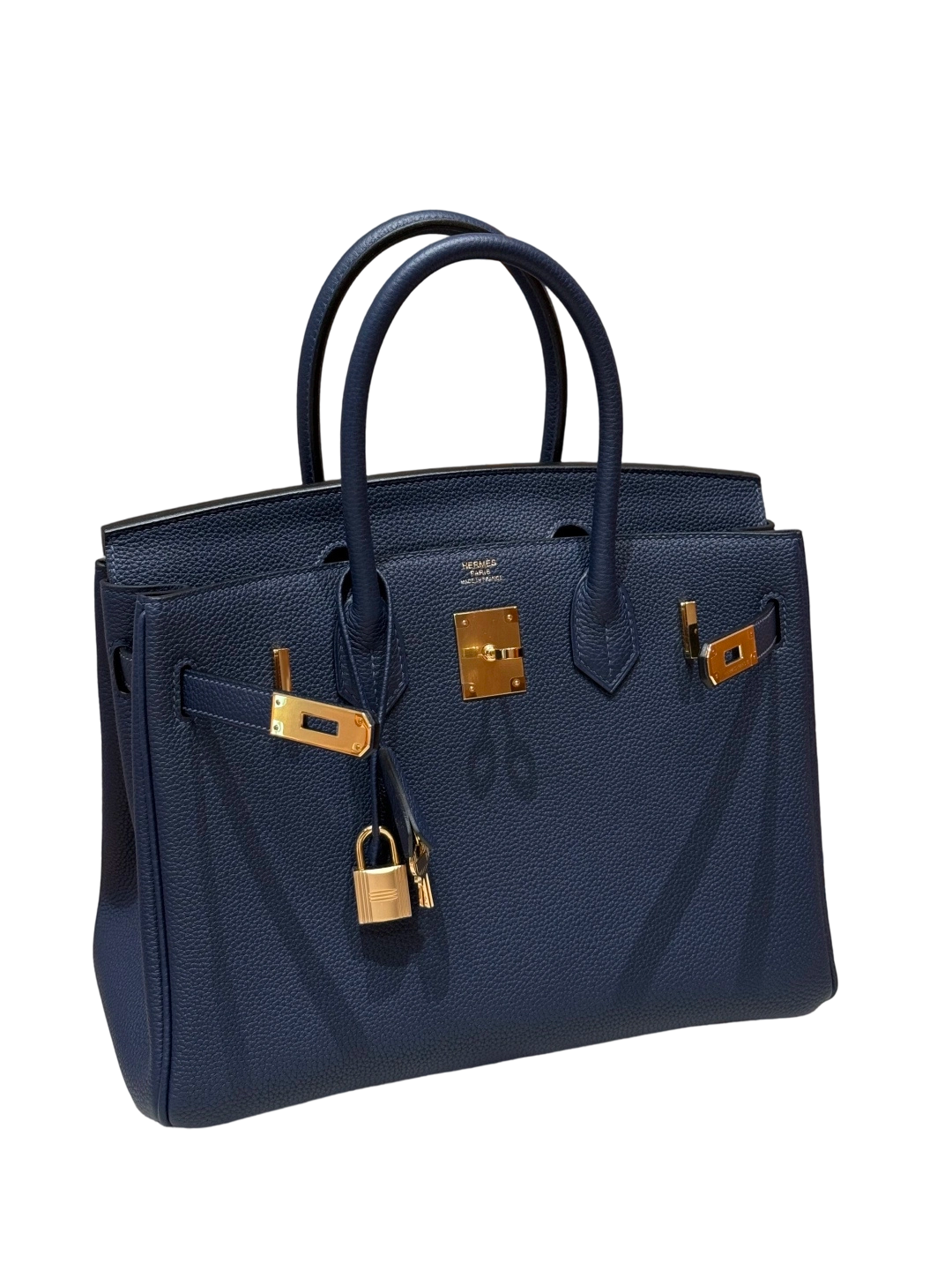Birkin  Togo – Bleu Saphir | Gold-Plated