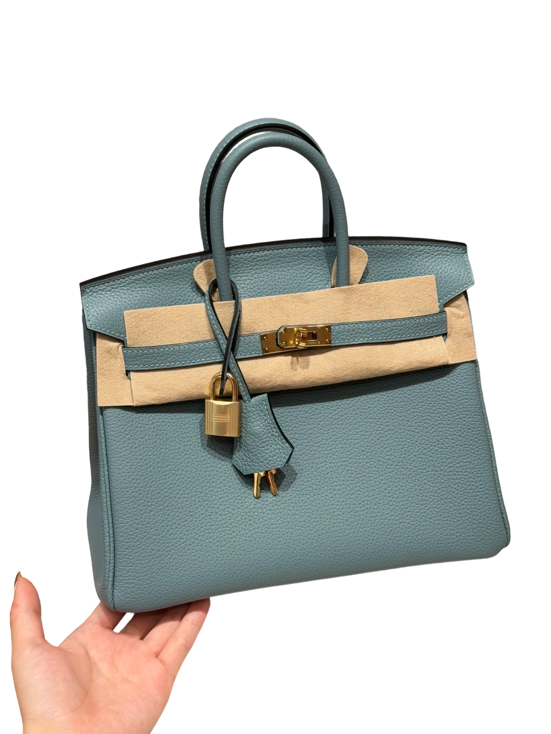 Birkin  Togo – Bleu Ciel | Gold-Plated