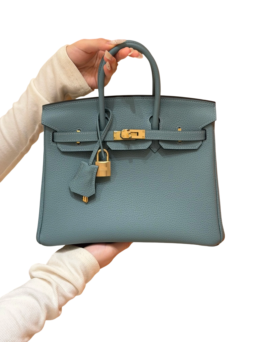 Birkin  Togo – Bleu Ciel | Gold-Plated