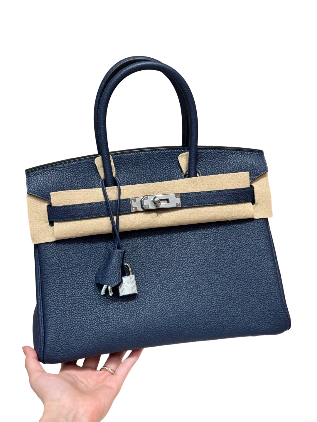 Birkin  Togo – Bleu Nuit | Palladium