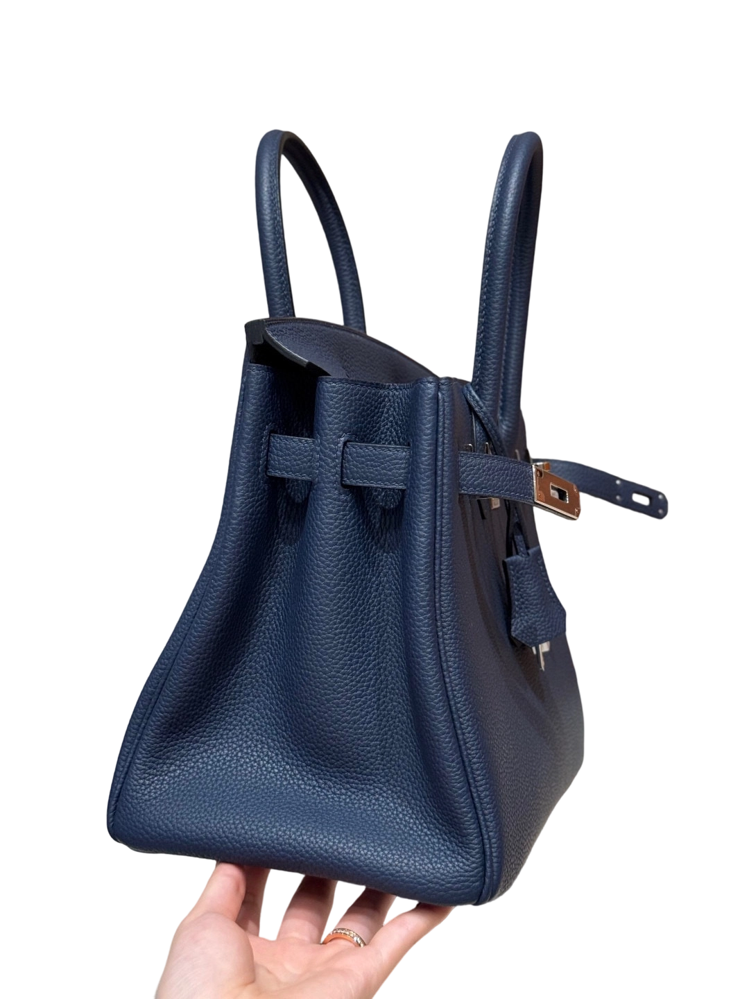 Birkin  Togo – Bleu Nuit | Palladium
