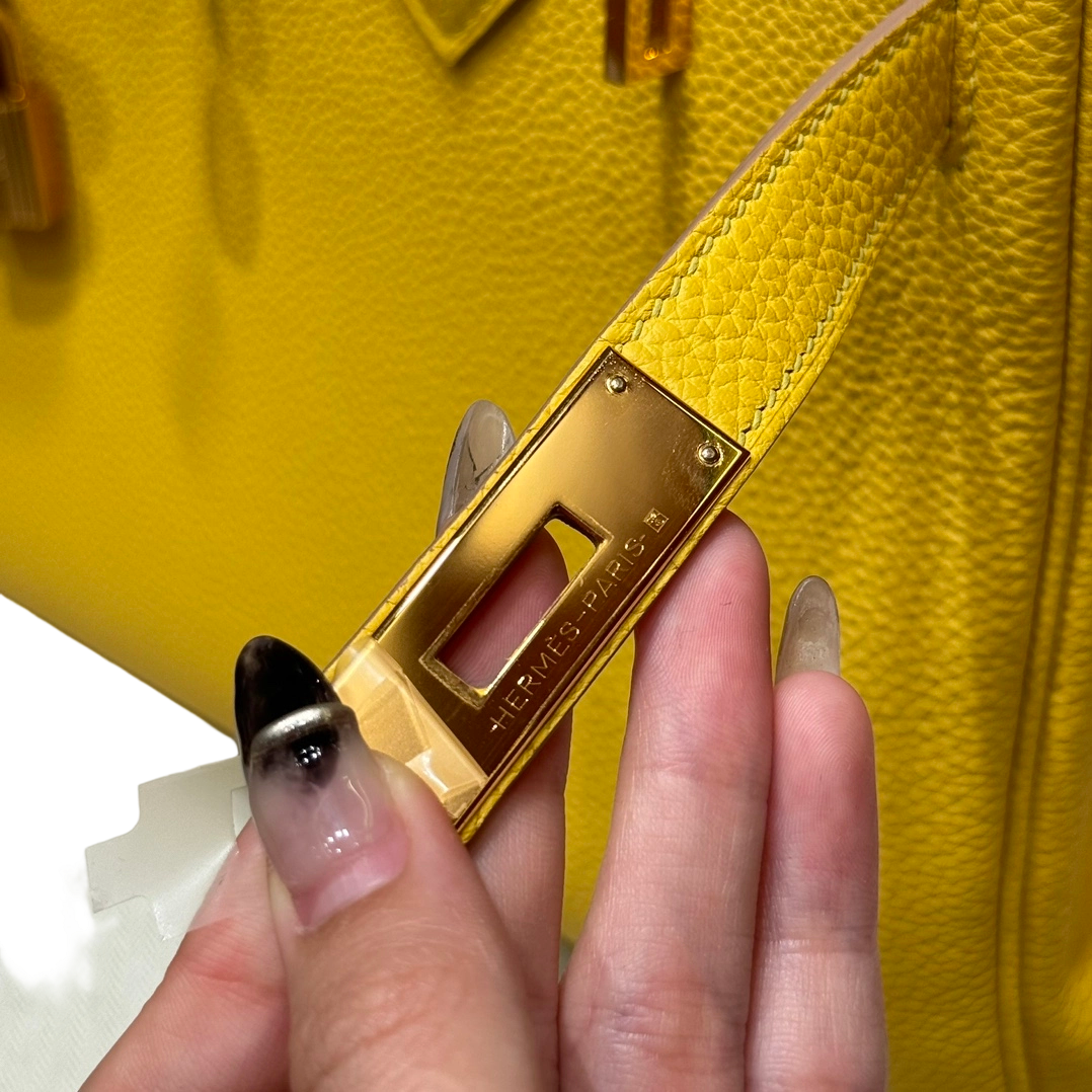 Birkin  Togo – Lemon Yellow | Gold-Plated