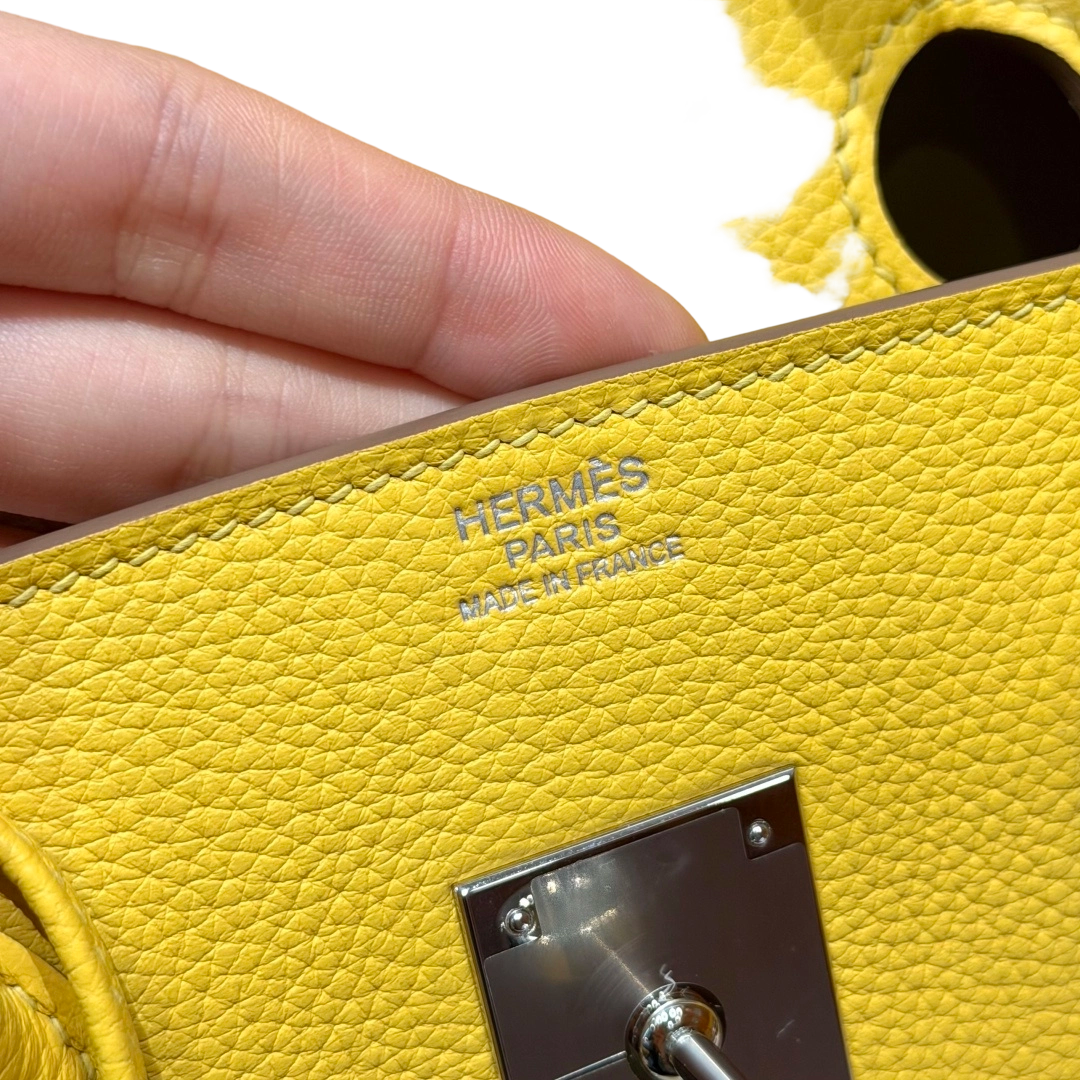 Birkin  Togo – Lemon Yellow | Palladium