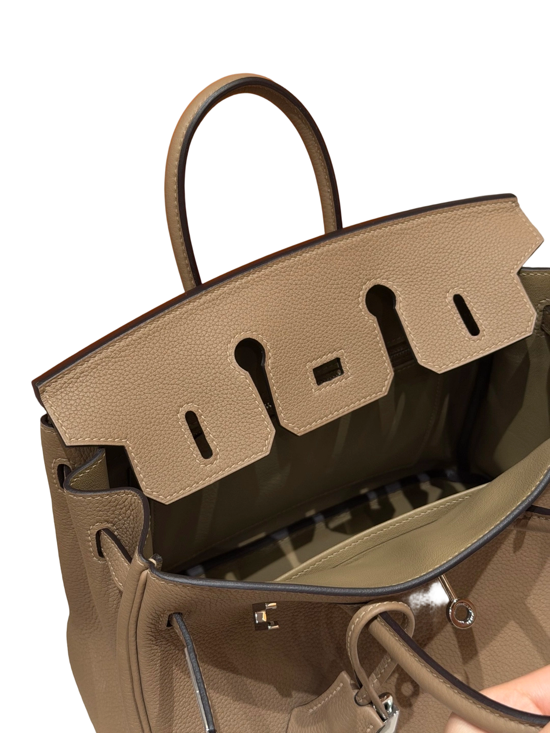 Birkin  Togo – Weimaraner Beige | Palladium