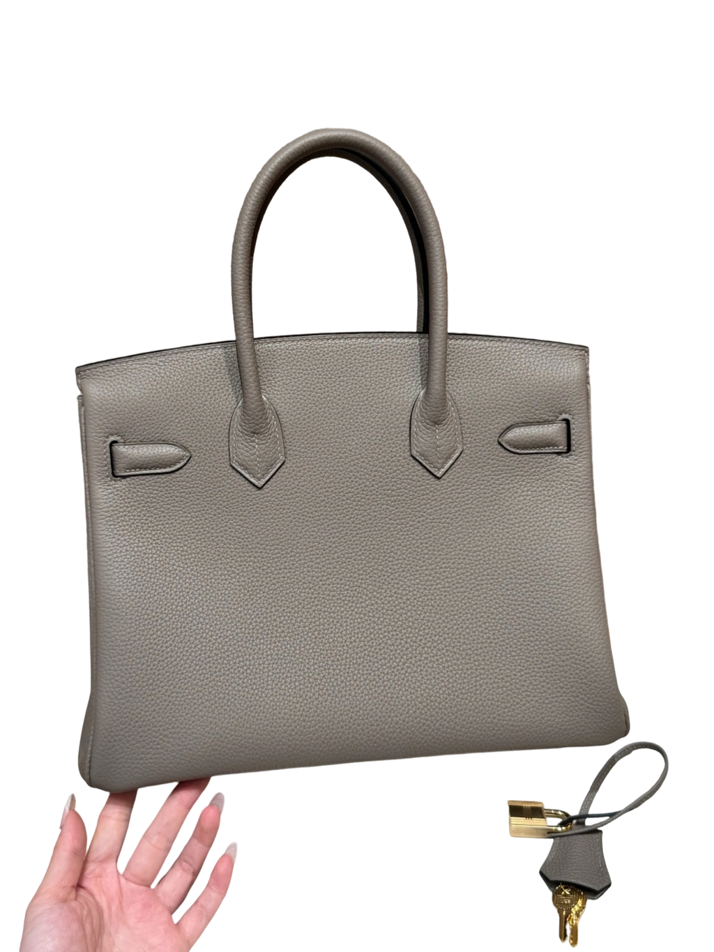 Birkin  Togo  – Asphalt Grey | Gold-Plated