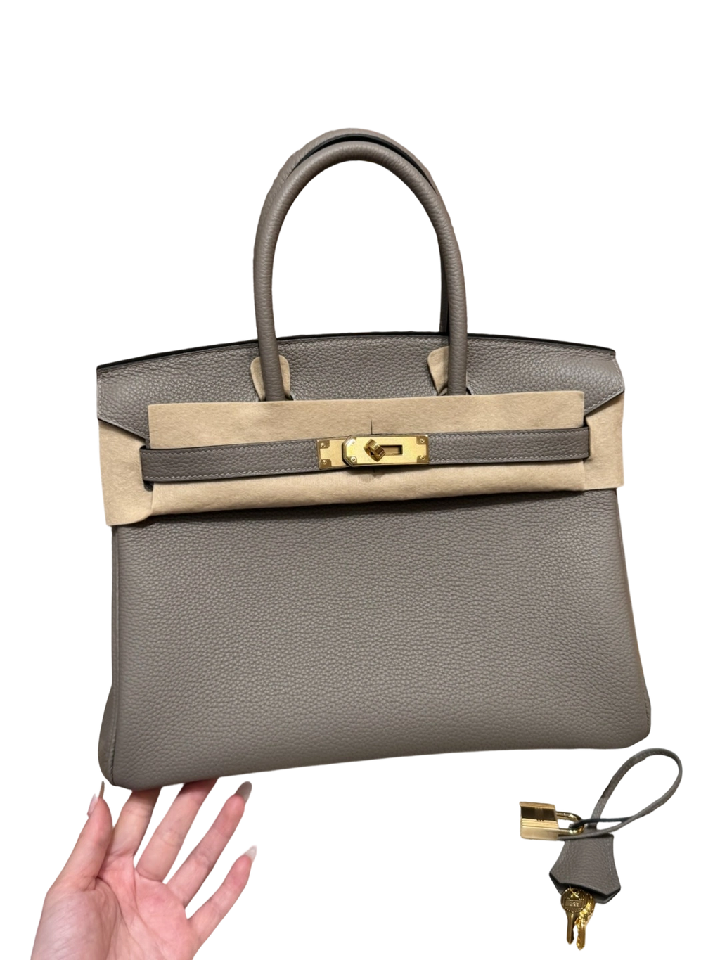 Birkin  Togo  – Asphalt Grey | Gold-Plated