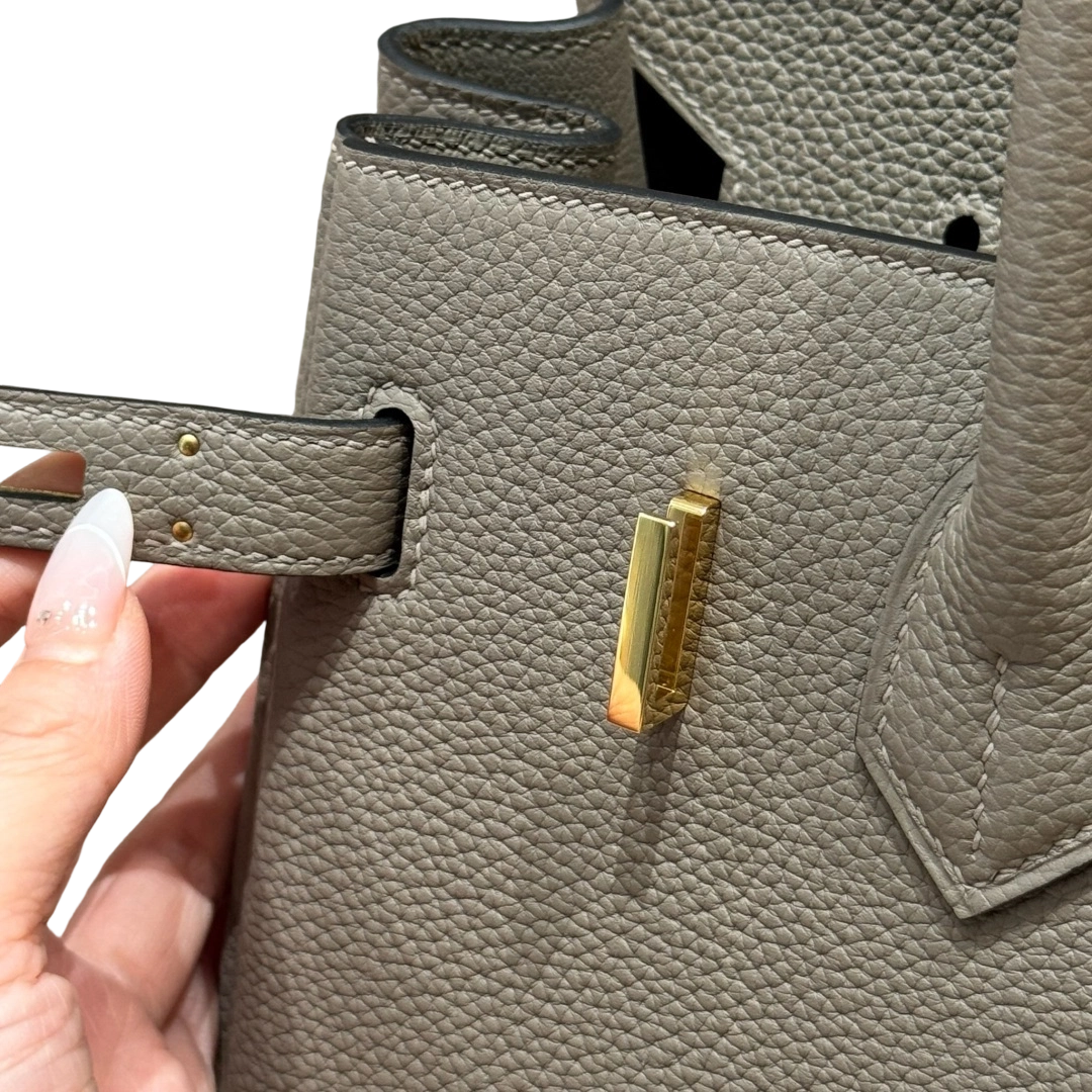 Birkin  Togo  – Asphalt Grey | Gold-Plated