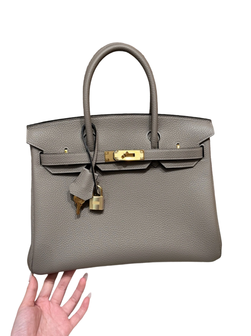Birkin  Togo  – Asphalt Grey | Gold-Plated