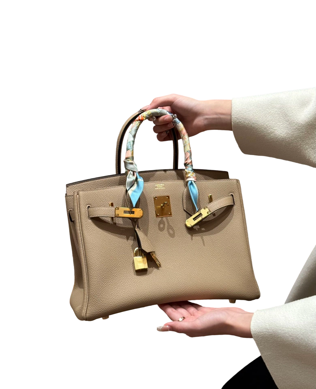 Birkin  Togo – Trench Grey | Gold-Plated