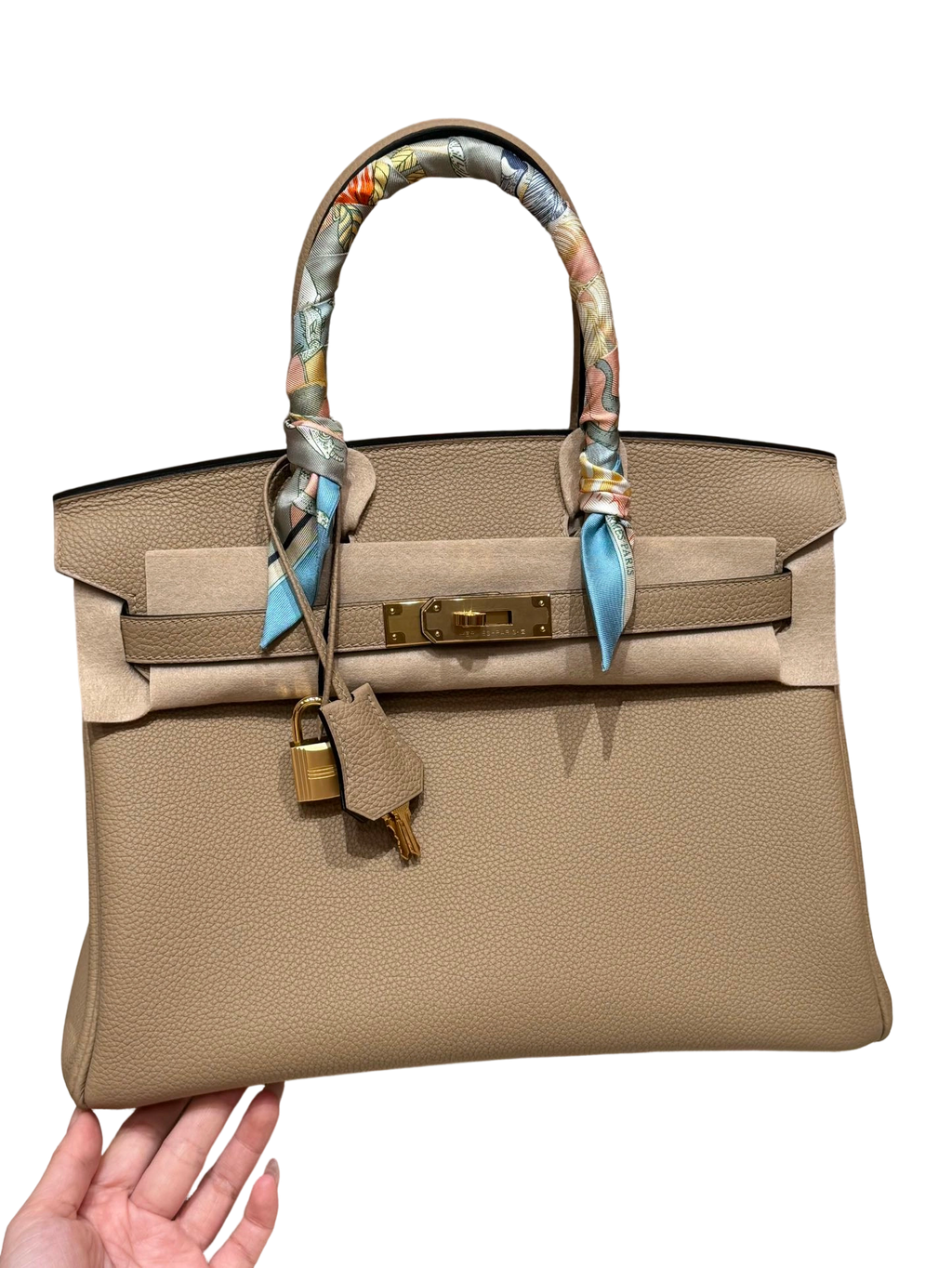 Birkin  Togo – Trench Grey | Gold-Plated