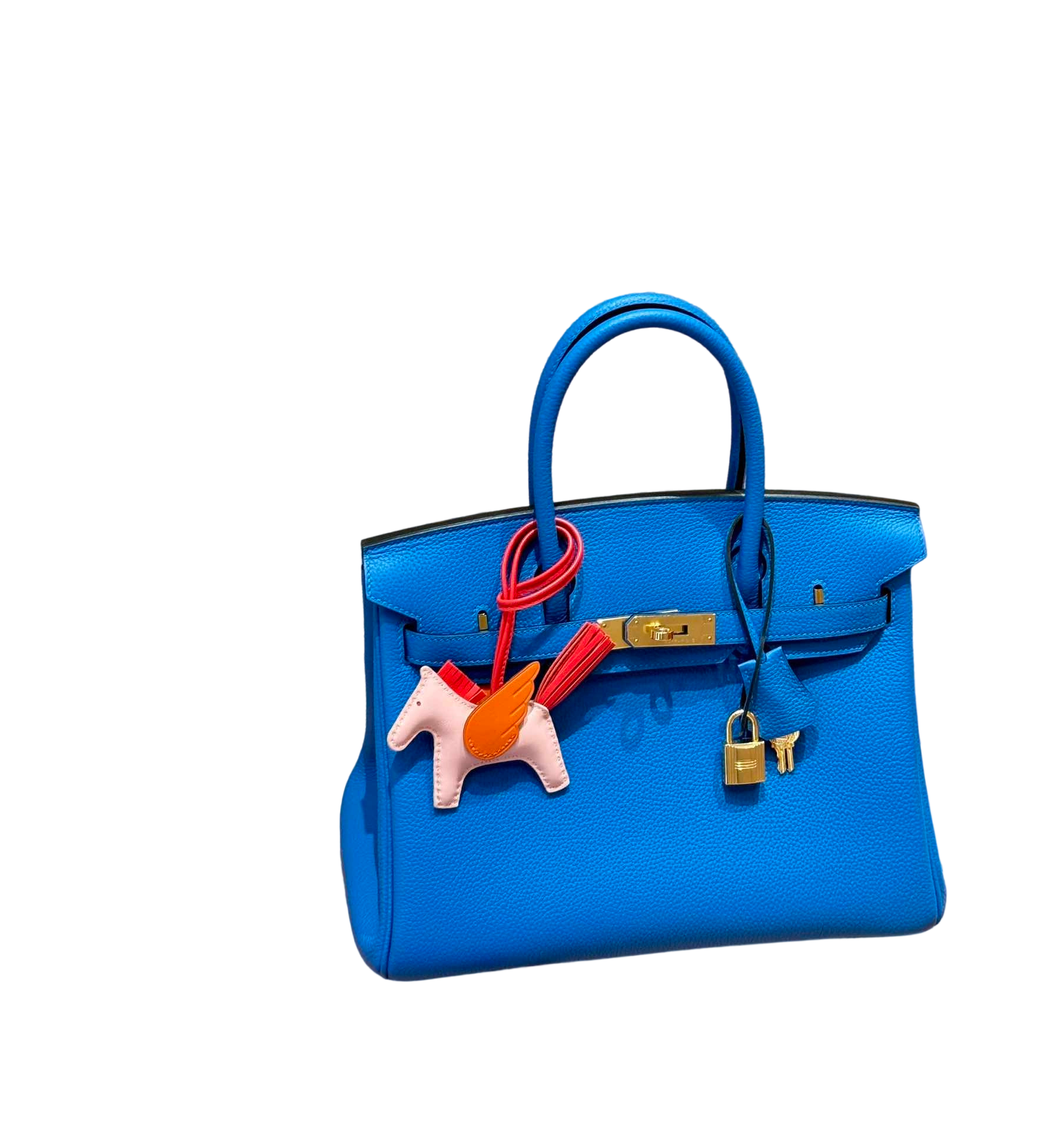 Birkin  Togo – Bleu Zanzibar | Gold-Plated