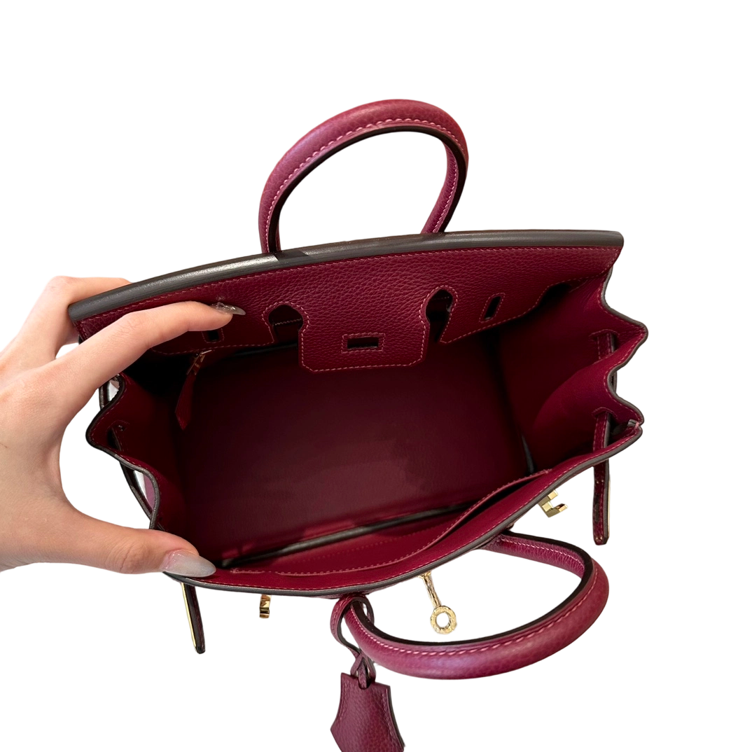 Birkin  Togo – Bordeaux Red | Gold-Plated