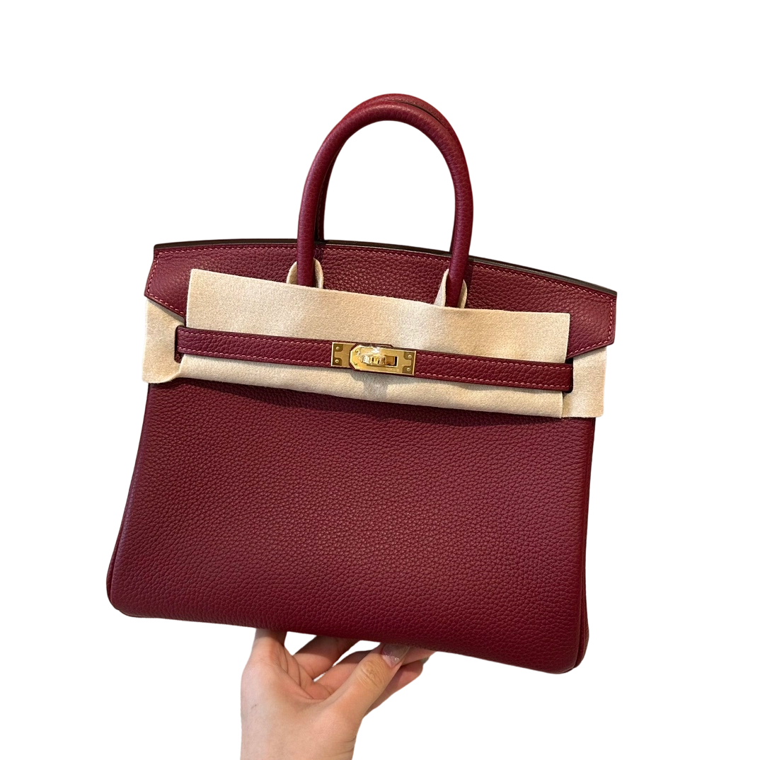 Birkin  Togo – Bordeaux Red | Gold-Plated