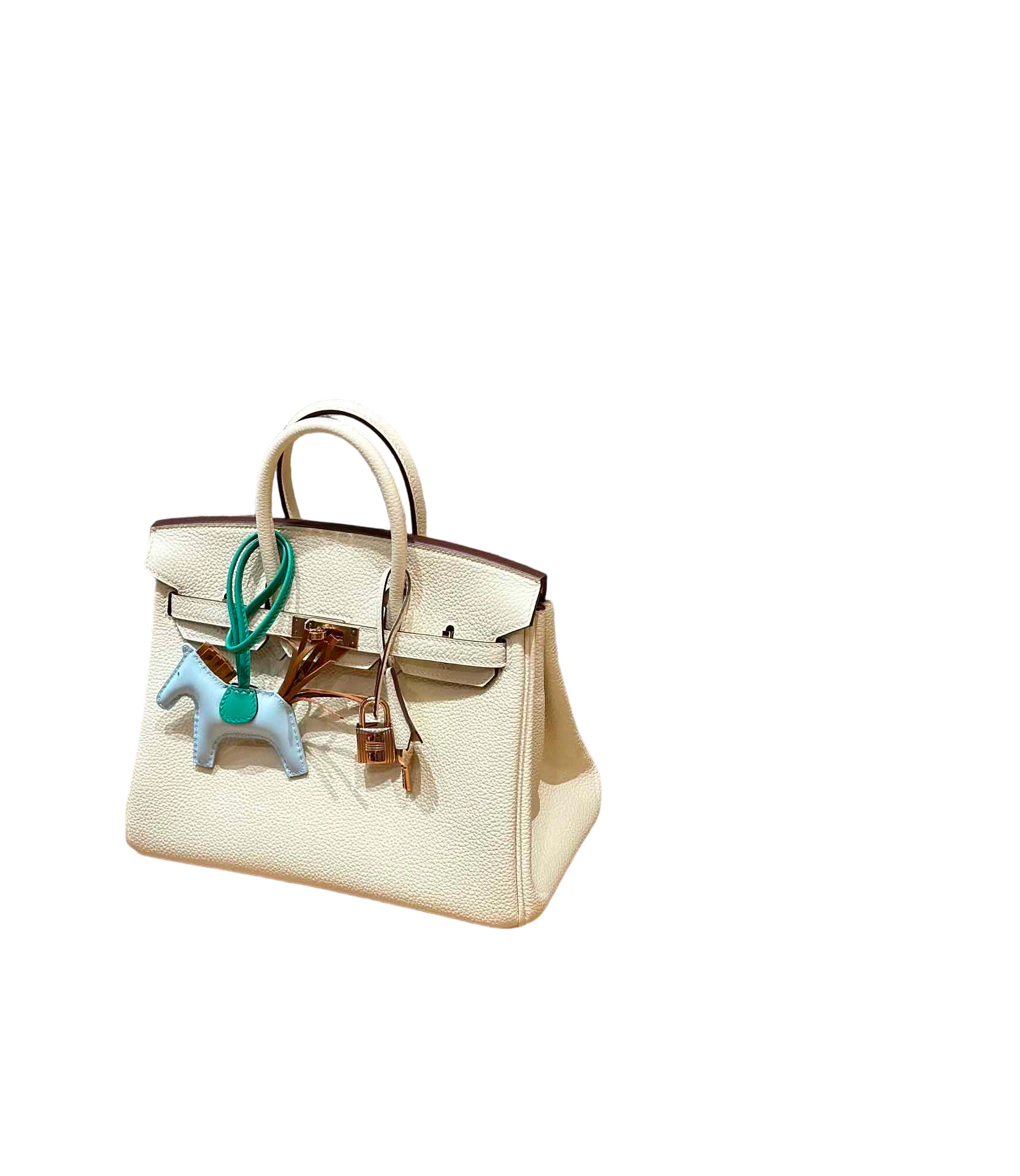 Birkin  Togo – Cream White | Rose Gold-Plated