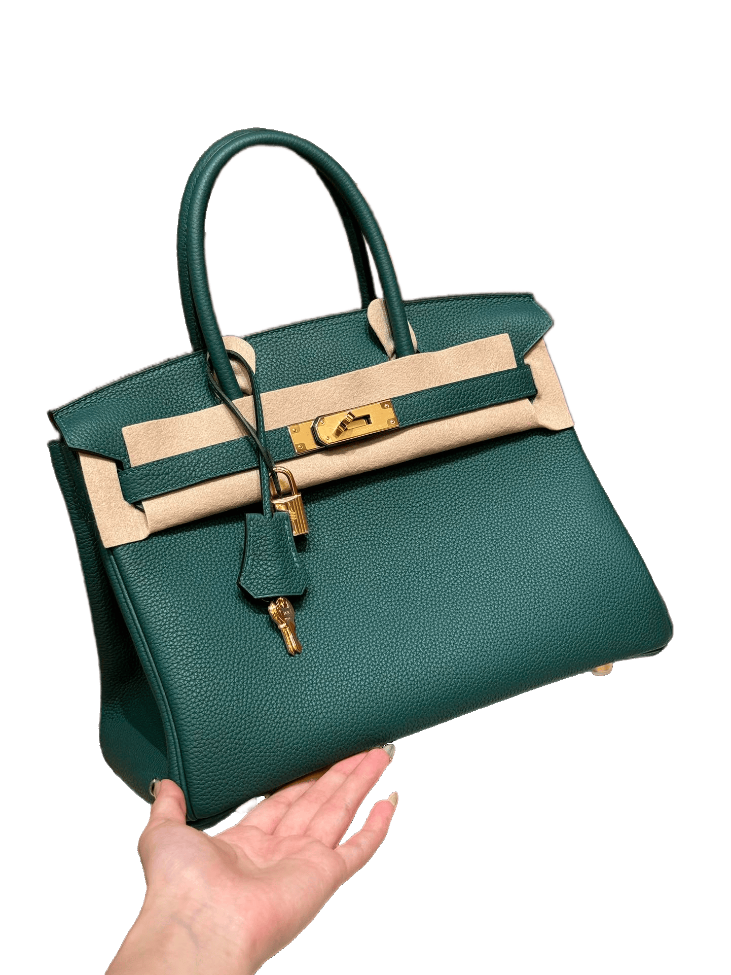 Birkin  Togo – Peacock Green | Gold-Plated