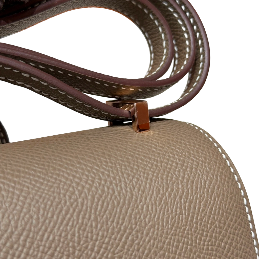 Constance  Epsom – Etoupe | Gold-Plated