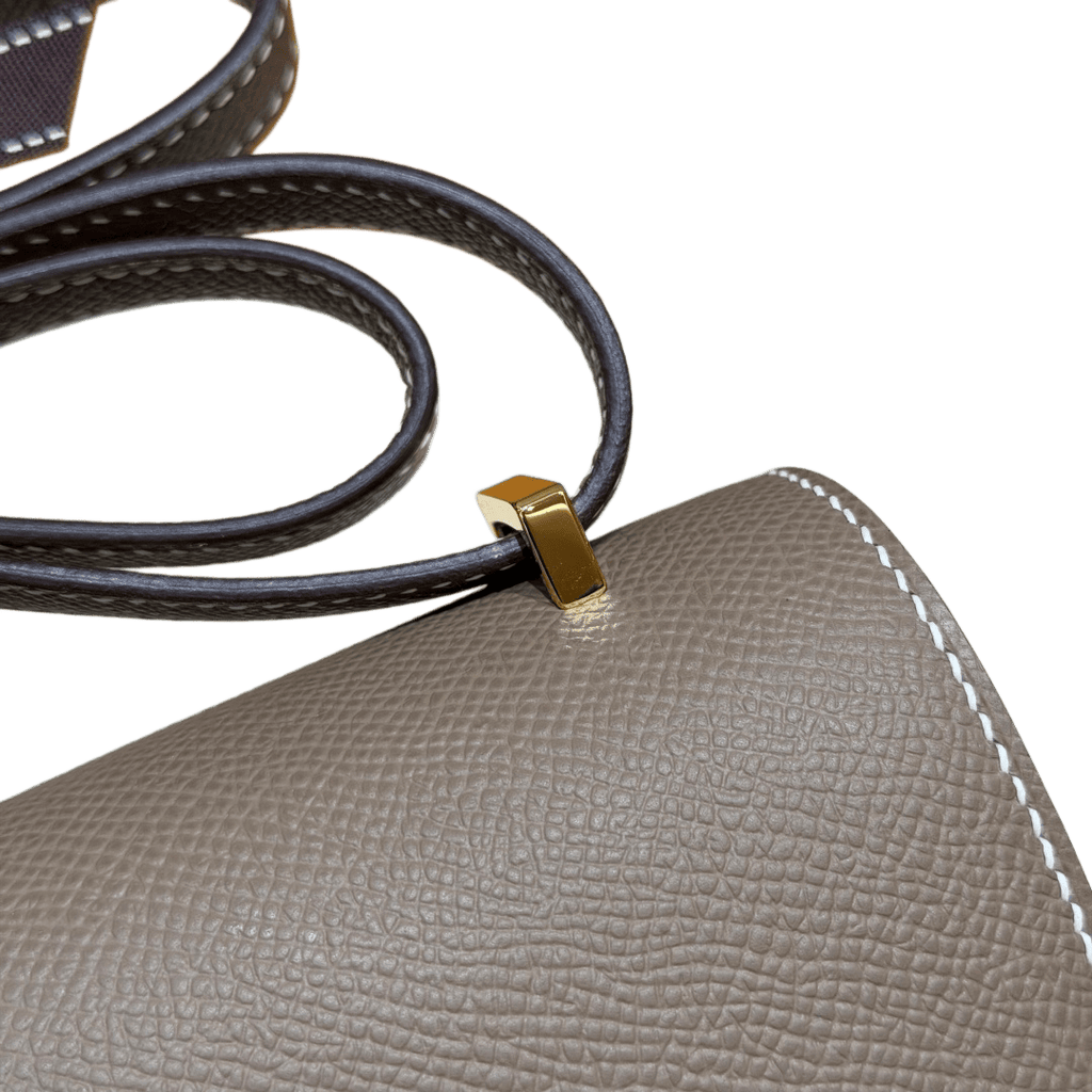 Constance  Epsom – Etoupe | Gold-Plated