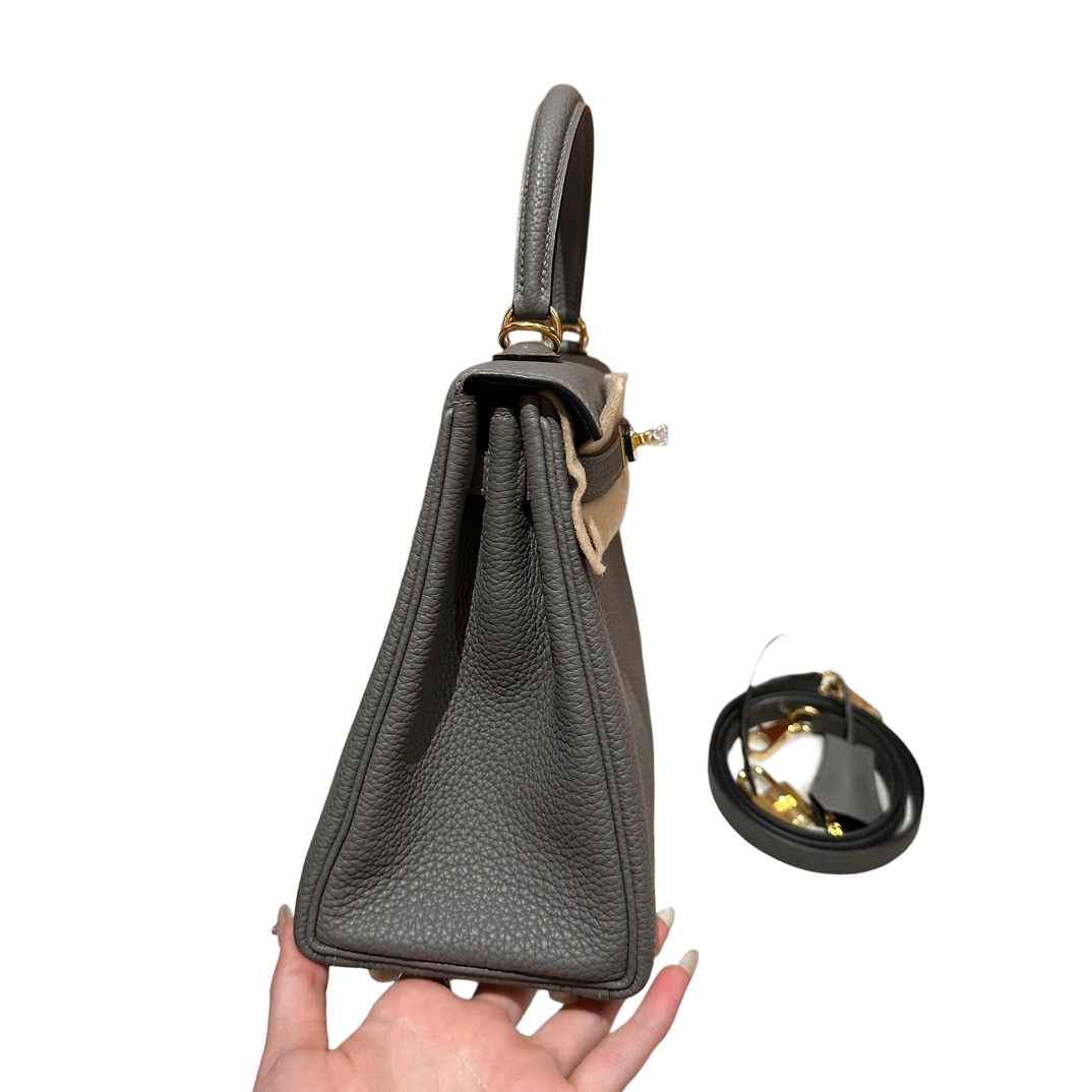 Kelly  Togo – Storm Cloud Grey | Gold-Plated