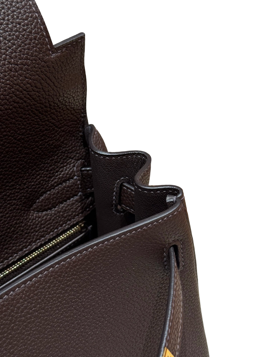 Kelly  Togo – Chocolate Brown | Gold-Plated
