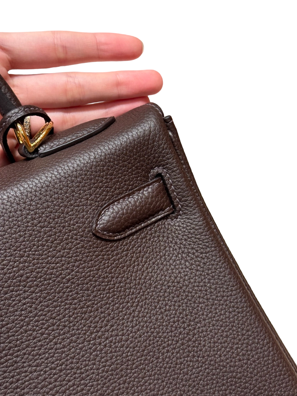 Kelly  Togo – Chocolate Brown | Gold-Plated