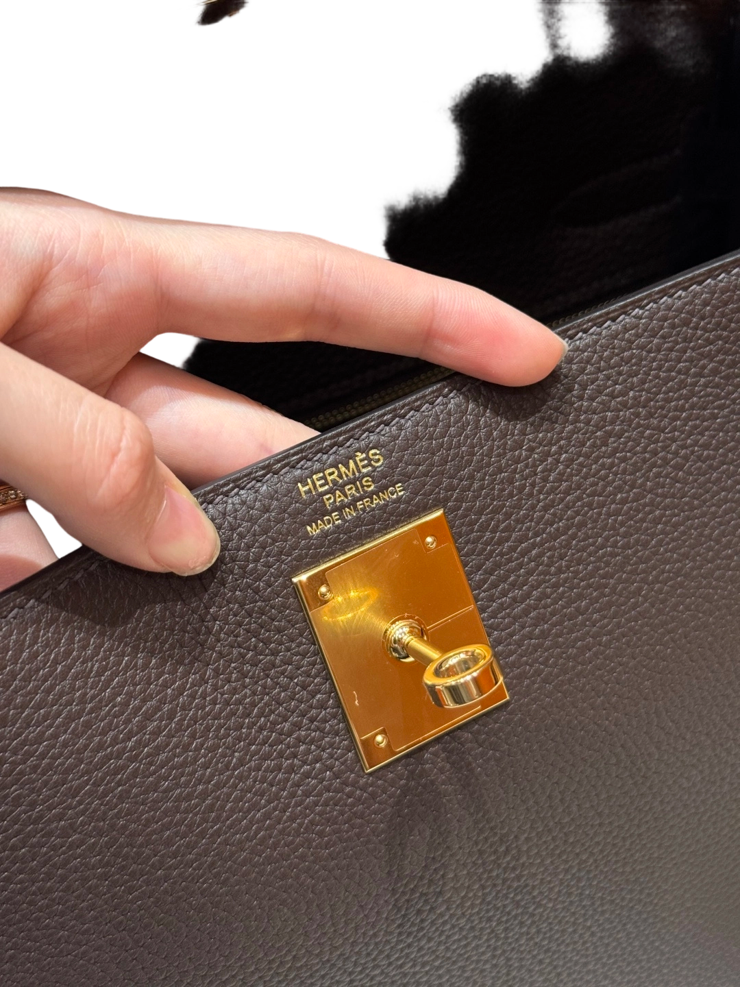 Kelly  Togo – Chocolate Brown | Gold-Plated