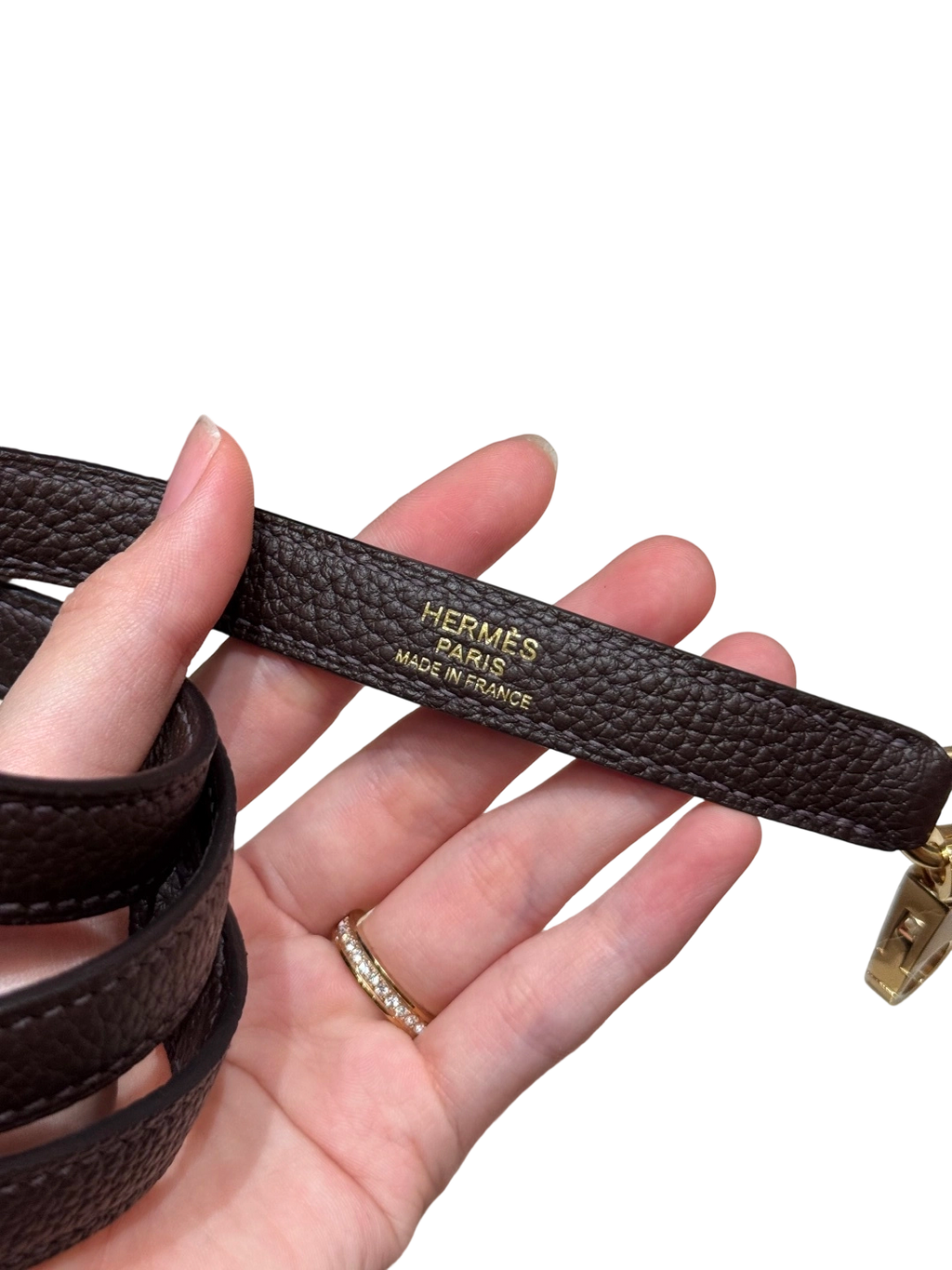 Kelly  Togo – Chocolate Brown | Gold-Plated