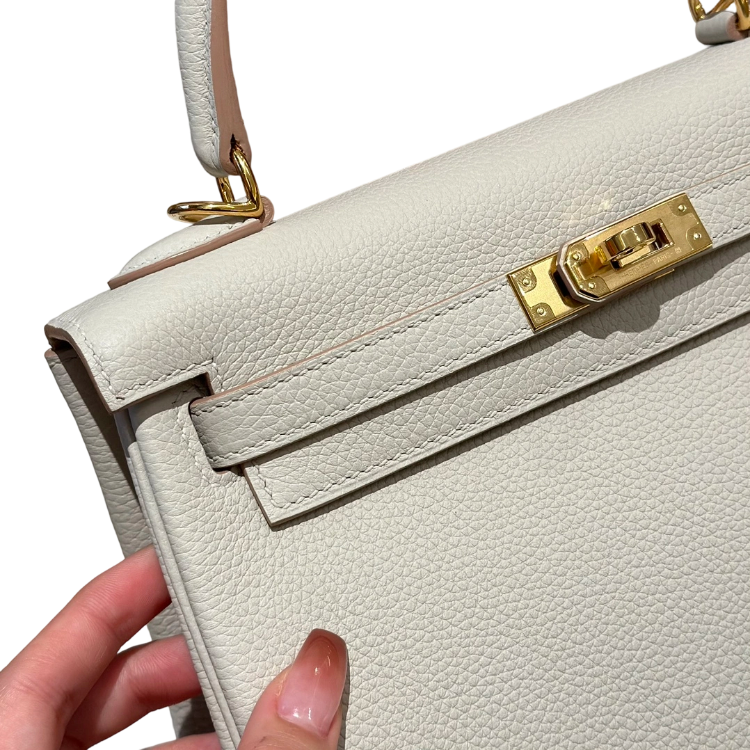 Kelly  Togo – Glacier White | Gold-Plated