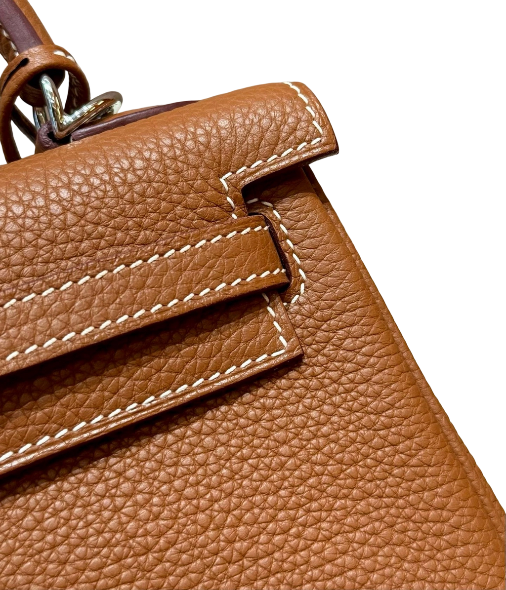 Kelly  Togo – Gold Brown (Neck Grain) | Palladium