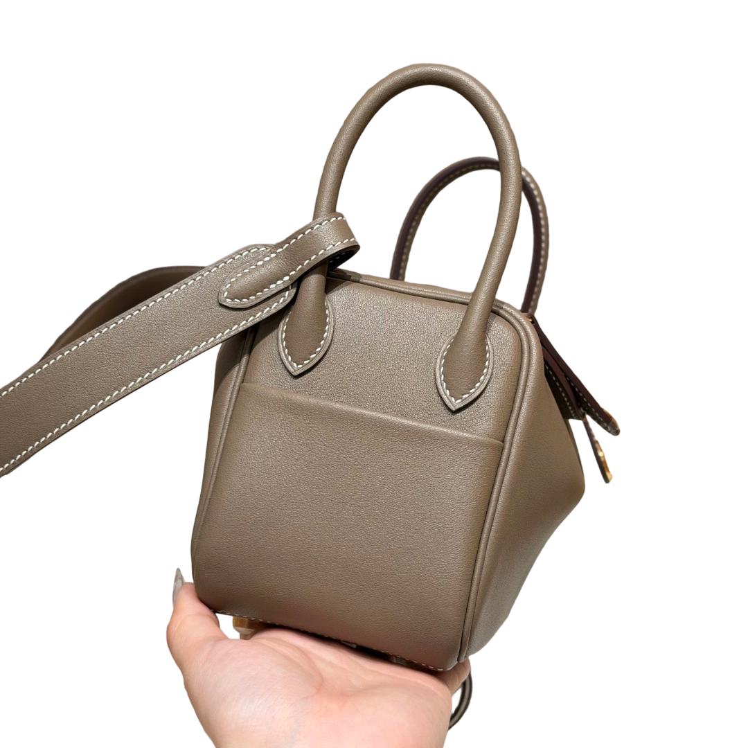 Lindy  Clemence – Etoupe | Gold-Plated
