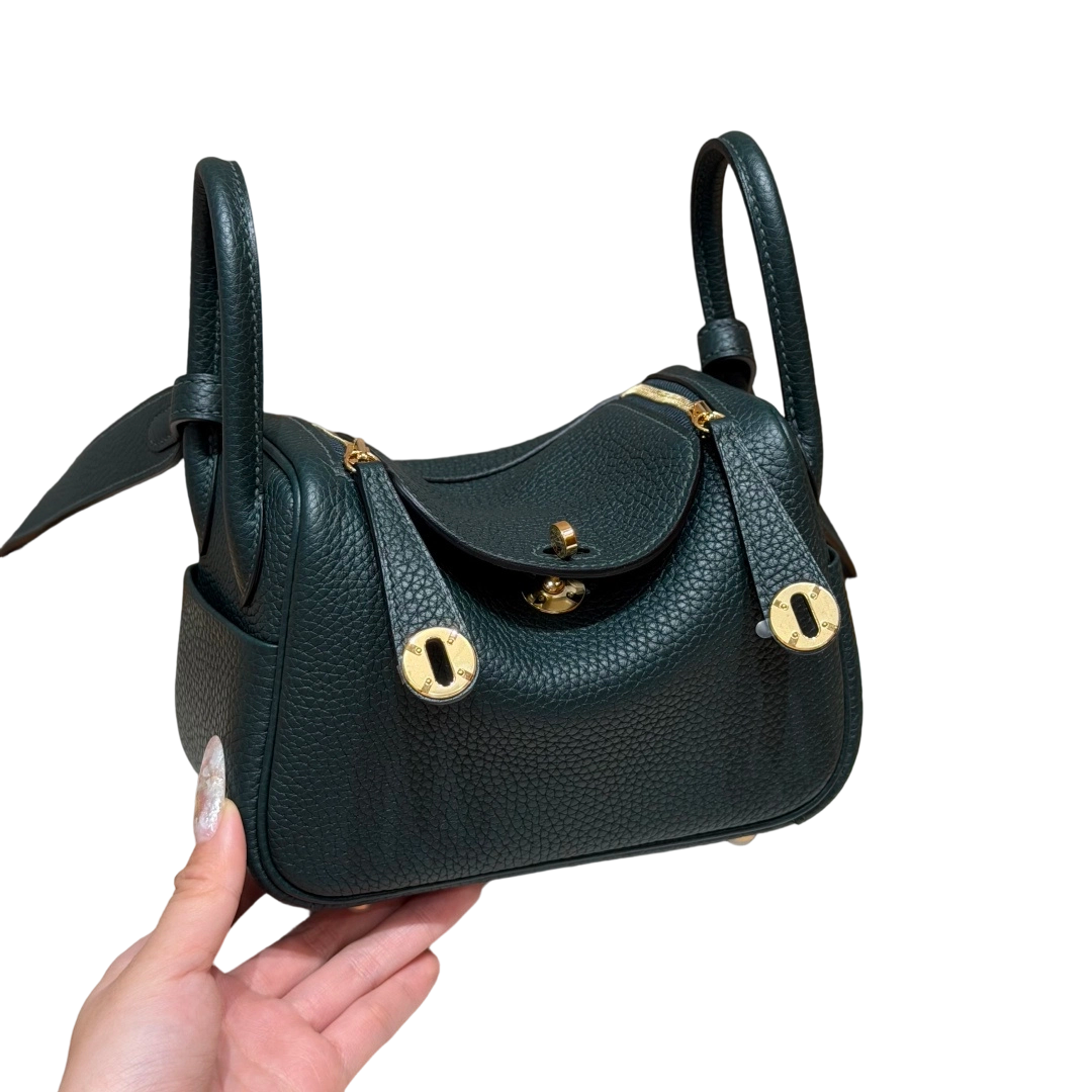 Lindy  Clemence – Vert Foncé | Gold-Plated